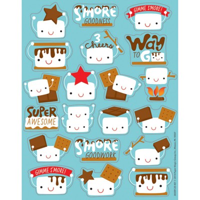 Eureka Marshmallow Scented Stickers, Pack of 80 (Pack of 6)