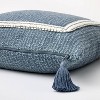 Embroidered Frame Square Throw Pillow - Threshold™ designed with Studio McGee     - image 4 of 4