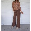 Women's Wide Leg Corduroy Pants - MIOU MUSE - 3 of 3