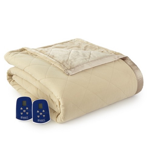 Micro Flannelheating Technology Ultra Velvet Electric Blanket King By  Shavel : Target