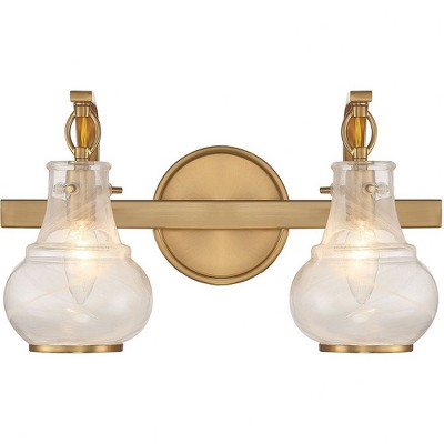 Savoy House Adams 2 - Light Vanity in  Warm Brass