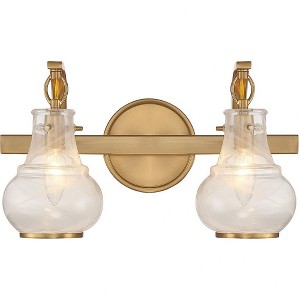 Savoy House Adams 2 - Light Vanity in  Warm Brass - 1 of 1