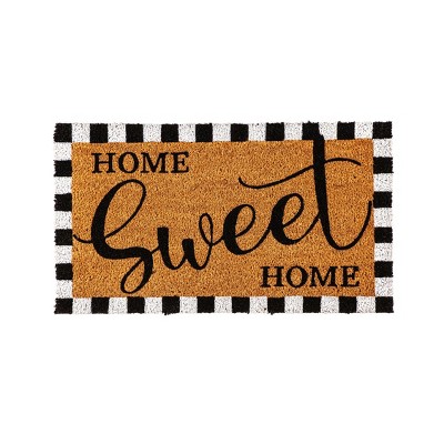 Evergreen Livin' Our Best Life Natural Coir Indoor Outdoor Doormat  1'4x2'4 Brown : Target