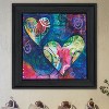 "Hearts" by Lisa Morales, Ready to Hang Framed Print, Black Frame - 4 of 4