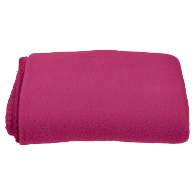 Twin Orchid Purple Fleece Throw Blanket for Pets and Kids