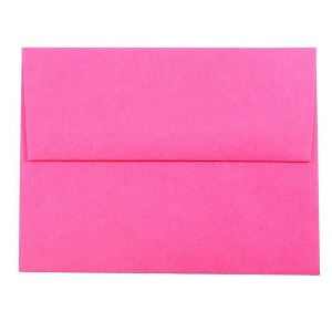 JAM PAPER #6 3/4 Business Premium Envelopes - 3 5/8 x 6 1/2 - Ultra Fuchsia Hot Pink - 50/Pack - 1 of 1