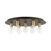 Livex Lighting Hillview 7 - Light Flush Mount in  Bronze - 2 of 2