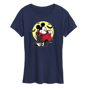 Women's - Disney - Vampire Mickey Short Sleeve Graphic T-Shirt - 1 of 4