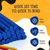 Premium Sealing Wax Sticks (Bulk 30 Pack) Wax Seal Glue Gun Sticks, Envelope Seal Wax for Stamp Seals - Blue - 2 of 4