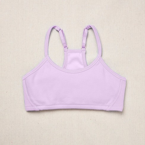 Adorable Embroidered First Pima Cotton Training Bra for Girls by  Yellowberry - X Small, Lavender