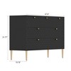 Bella Depot 47.8''W Modern Wood 7-Drawer Storage Dresser Cabinet - 4 of 4