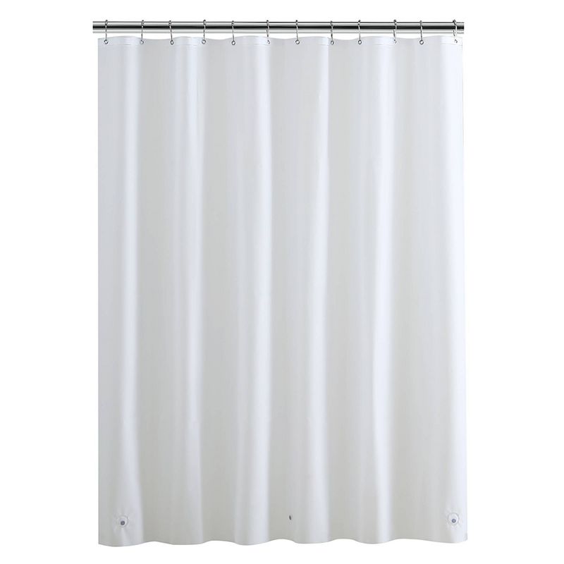 Clorox 2pk Medium Weight Shower Curtains Liner Frosty, 3 of 7