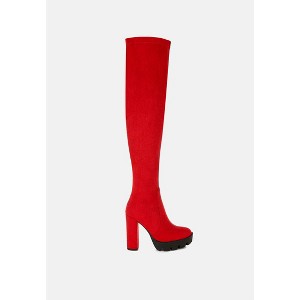 Maple Faux Suede Long Boots Women - 1 of 4