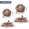 MAXYOYO Giant Bean Bag Bed - Long Faux Fur Bean Bag Turn into Bed, Coffee - 2 of 4