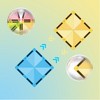 PICASSO-TILES Magnetic Tiles For Kids, Travel Size 24PCS Construction STEM Building Blocks Educational Toy - 3 of 4