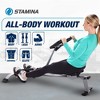 Stamina Pro InMotion Rower, Full Body Cardio Exercise Home Gym Fitness Machine with 6 Resistance Levels, InTouch Monitor, and App Access - 2 of 4