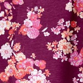 deep claret floral