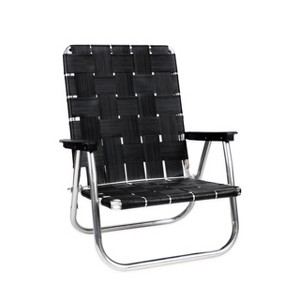 Lawn Chair USA Folding Aluminum Beach Webbed Chair - 1 of 2