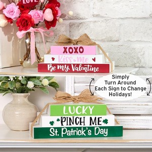 The Lakeside Collection 2-In-1 Holiday Block Stack Sign - 1 of 4
