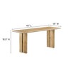 Modway Amistad Wood Bench – 46" Mid-Century Solid Wood Entryway or Dining Bench with Slatted Seat - 3 of 4