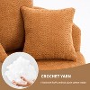 TIRAMISUBEST Swivel Compression Chair,Comfortable Single-Seat Crochet Yarn Chair with Full Sponge Cushion for Home, Office, and Hotel - 3 of 4