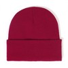 Anna-Kaci Women's Satin Lined Knit Beanie Hat with Folded Cuff for Hair Protection - 3 of 4