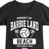 Girls' - Barbie - Property of Barbie Land Beach Volleyball Team Fitted Short Sleeve Graphic T-Shirt - 2 of 4