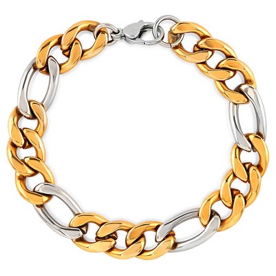 Gold Plated Two-Tone Stainless Steel 