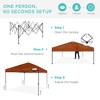 Best Choice Products 10x10ft Easy Setup Pop Up Canopy w/ 1-Button Setup, Wheeled Case, 4 Weight Bags - 2 of 4