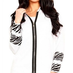 Women's Long Sleeve Zip Cardigan - ANGEL - 1 of 2