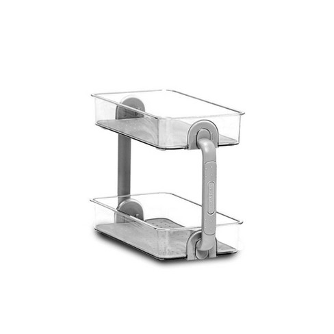 2 Tier Bathroom Tray Organizer - Madesmart : Target