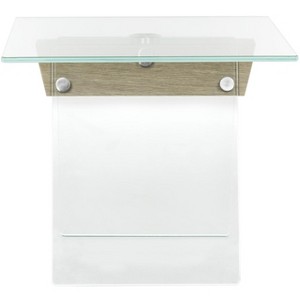 Modern Loft Side Table - FOX6021A - Clear - Safavieh Couture - 1 of 4