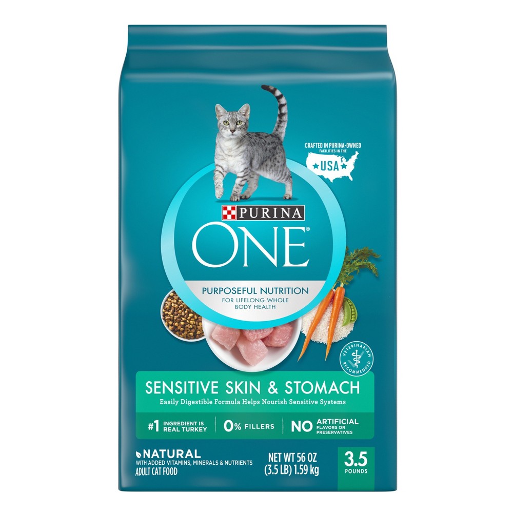 UPC 017800031998 - Purina One Adult Cat New Kibble Variety Sensitive ...