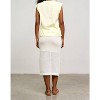 Women's Printed Sleeveless Tee - SKIES ARE BLUE - 3 of 4