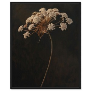 Art Remedy Lace Against the Void Gothic Botanicals Framed - 1 of 4