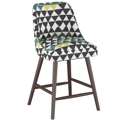 27" Geller Modern Counter Height Barstool Geometric Triangle - Project 62™