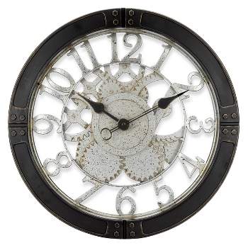 16" Gear Wall Clock with Open See Through Dial - Westclox