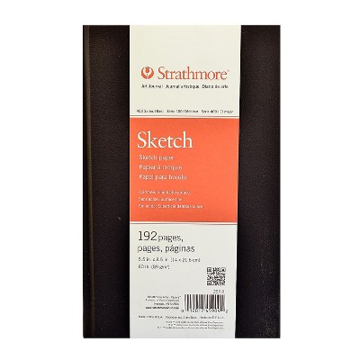 Strathmore 400 Series Hard Bound Sketch Book 8 1/2 In. X 5 1/2 In. [Pack Of 2] (10308-PK2)