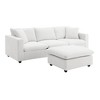 GDFStudio Bruce 101" Fabric L-Shaped Sectional Sofa with Ottoman - 2 of 4