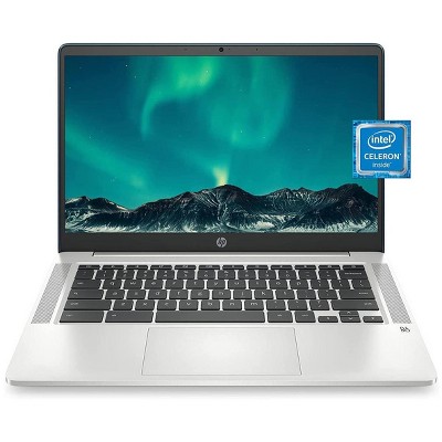 HP Chromebook 14” HD Laptop, Intel Celeron N4020, 4GB RAM, 32GB eMMC, Chrome OS