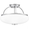 Quoizel Lighting Easton 3 - Light Semi-Flush Mount in  Polished Chrome - 4 of 4