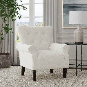 Rolled Arm Accent Chair - HomePop - 1 of 4