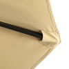 9' x 9' Cabo II Spring-Up Market Patio Umbrella Champagne - Island Umbrella: UV & Water-Resistant Outdoor Protection - 4 of 4
