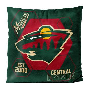 NHL Minnesota Wild Connector Velvet Reverse Pillow