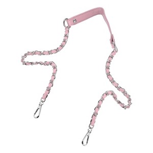 Unique Bargains Metal Corrosion-Resistant PU Leather Purse Flat Chain Strap - 1 of 4