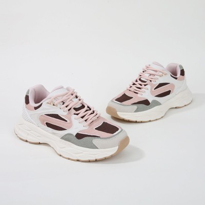 Женские кроссовки BERNESS Women's Bethania Chunky Mesh Sneakers White 11 — фото 3