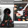 Garvee Floral Area Rug -Machine Washable Large Rugs, Non Slip Vintage Low Pile Soft Carpet, for Bedroom, Dining Room - 3 of 4