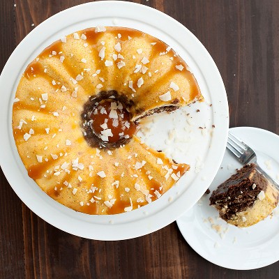 Black Aluminum Non-stick Springform Bundt Cake Pan Set