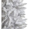 8ft. Slim White Artificial Christmas Tree with 1348 Branches – Elegant Seasonal Holiday X-Mas Glow - 2 of 4