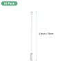 Unique Bargains DIY Clothing Accessories Suit Copper Long Needle Brooch Stick Pins Stopper Ends Flat Head - 3 of 4